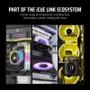 Corsair iCUE LINK LX120-R RGB 12 cm 2400 RPM valge ventilaator