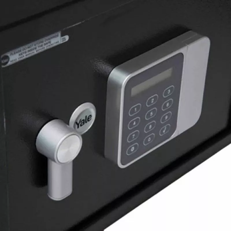 Eraldiseisev seif Yale YSG/200/DB2 — terasest, kombinatsioonlukuga, 8,6 L, 310×200×200 mm, must