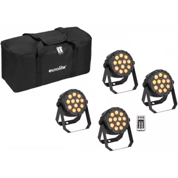 LED PARty Spot EUROLITE 42110204 RGB WW Silent — LED PAR valgusti, RGB + soe valge