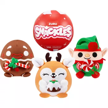 Mängukuju Zuru Snackles Christmas – üllatuskogutav pimekarp, üks assortiifiguur