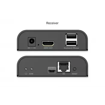 KVM laienduskomplekt DIGITUS DS-55355 HDMI üle IP 4K 60Hz