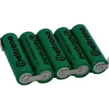 Beltrona RTU5AAZ akupakett 5x Mignon (AA) Z-jootetapp NiMH 6 V 2200 mAh (BELRTU5AAZ)