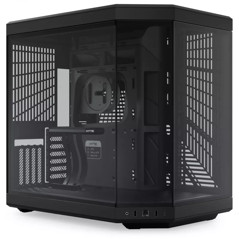HYTE Y70 MIDI Torni PC Must ATX EATX ITX Micro ATX 18 cm 42,2 cm