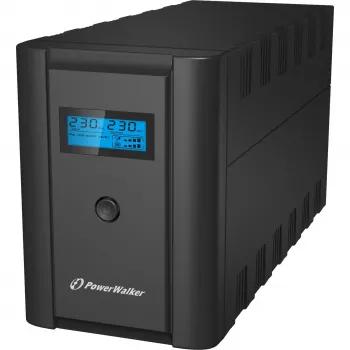 PowerWalker VI 2200 SHL Schuko katkematu toiteallikas (UPS) Line-Interactive 2,2 kVA 1200 W 4 vahelduvvoolu pistikupesa