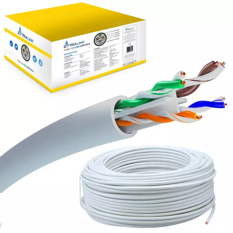 Keerdpaarkaabel Extralink CAT6 UTP V2 Indoor 305M