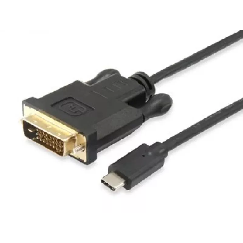 Equip USB USB-C to DVI-D Dual Link kaabel, isane–isane, 1,8 m