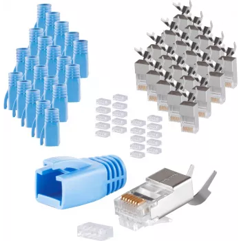Juhtmepistik RJ-45 ShiverPeaks 72067-20B sinine