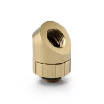 Nurgeline 45° pöördliitmik BitsPower Artemis – Stardust Gold