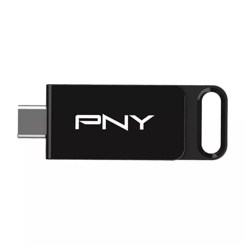 PNY Elite, 128 GB, USB USB-C, 3.2 Gen 1 (3.1 Gen 1), 120 MB/s, Dia, Must
