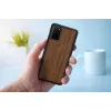 Nutitelefoni kaitseümbris mehele ja puidust Samsung Galaxy S20+ jaoks — Koala Must