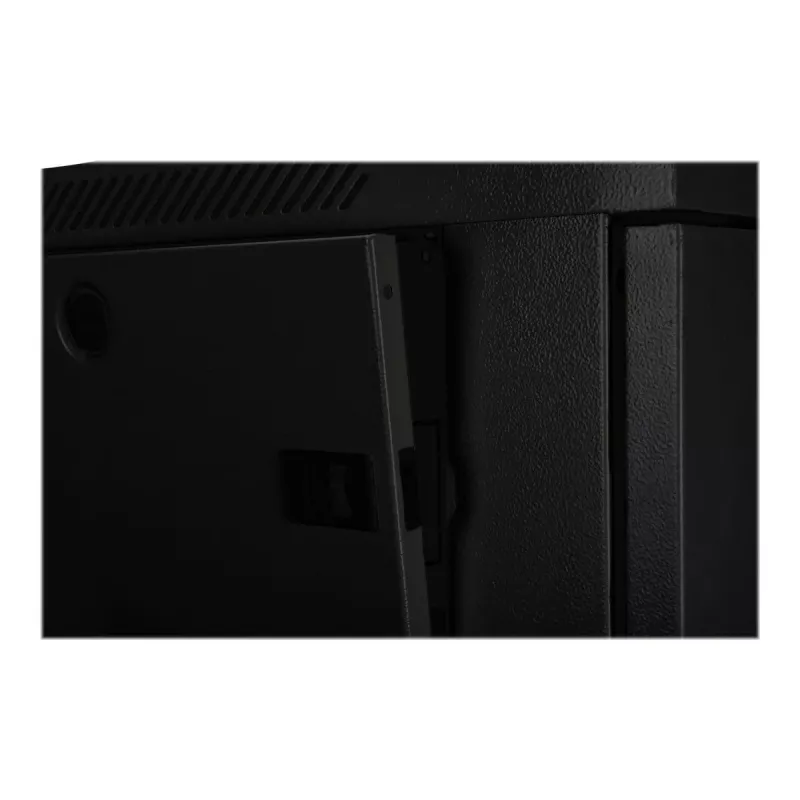 DIGITUS Dynamic Basic DN-19 16-U-EC-SW - kapp - võrguriiul - sobib seinapaigalduseks - must, RAL 9005 - 12U - 48.3 cm (19)