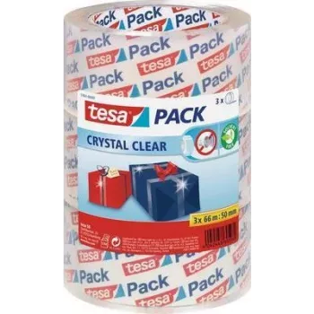 Pakkelint Tesa Packband 57831-00-01 läbipaistev, 66 m × 50 mm, 3 rulli pakend