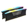 DIMM 64 GB DDR5-6000 (2x 32 GB) Dual-Kit, Arbeitsspeicher schwarz, CMH64GX5M2B6000C30, Vengeance RGB, INTEL XMP