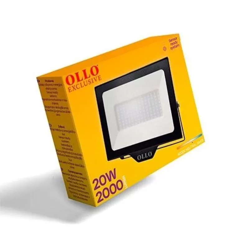 Lamp | OLLO | Võimsus 20 vatti | Valgusvoog 2000 luumenit | 4000 K | AC220-240V | Valgusvihu nurk 110 kraadi | VS121C-20W-40K