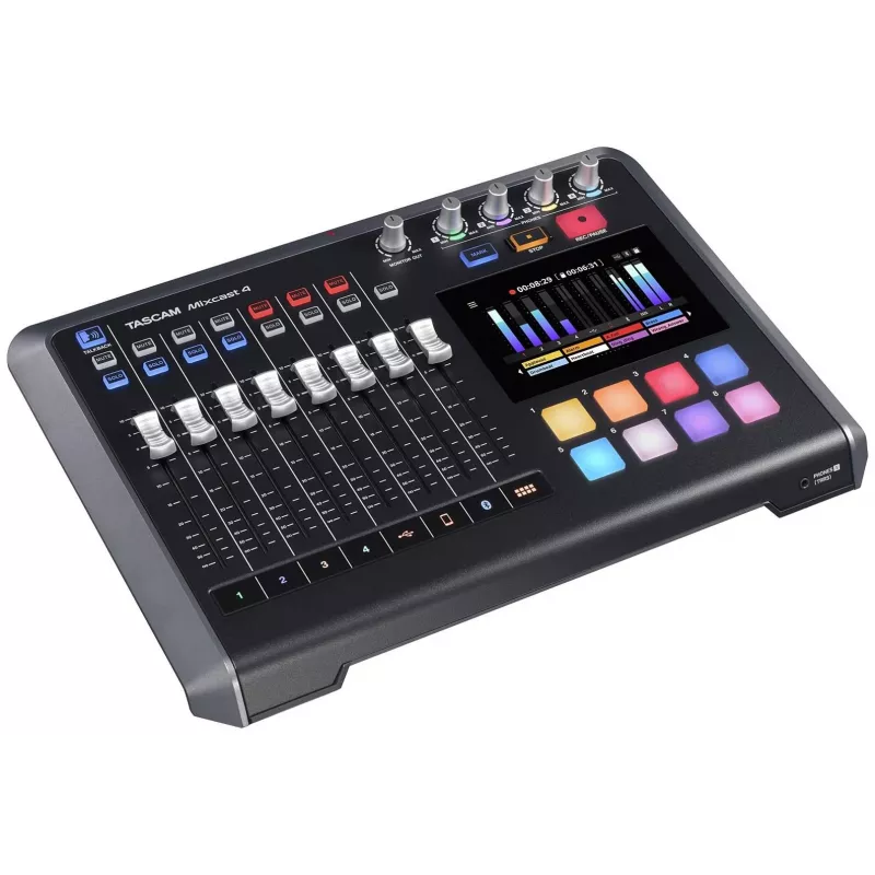 Tascam Mixcast 4 - mikser taskuhäälingu salvestamiseks