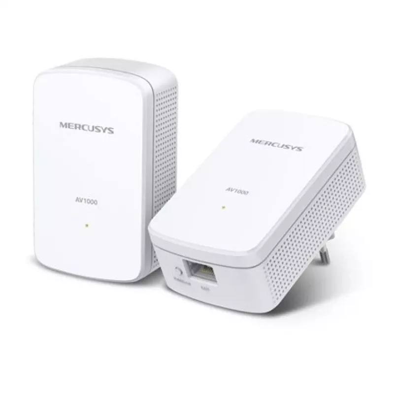 Mercusys | AV1000 Gigabit Powerline Starter Kit | MP500 KIT | 1000 Mbit/s | Ethernet LAN (RJ-45) pordid 1