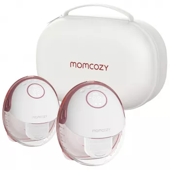 Momcozy M6 kahepoolne elektriline rinnapump, punane, 180 ml