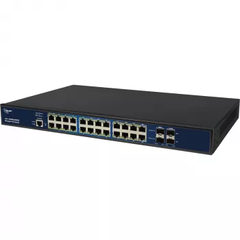 ALLNET 24+4P PoE+ lüliti ALL-SG8626PM — 24x 10/100/1000 + 4x 10/100/1000 üleslink, PoE+