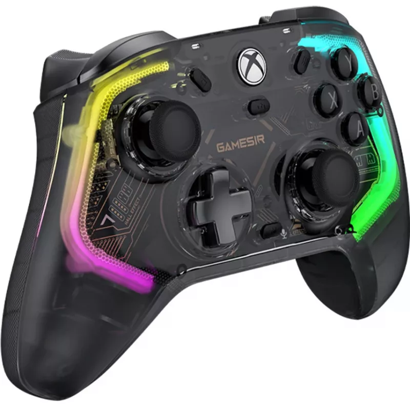 GameSir mängupult Kaleid must läbipaistev juhtmega USB USB-C Xbox One / Xbox Series X / Series S jaoks, 3 m kaabel
