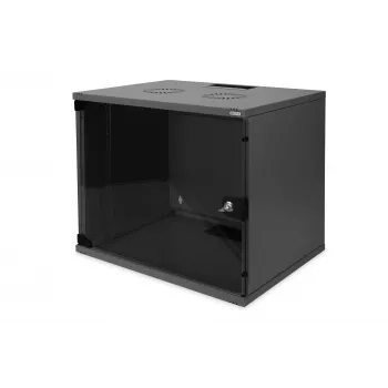 Seinale kinnitatav riiul Digitus DN-19 09-U-S-SW