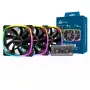 MONTECH AX120 120mm ARGB 3-pakiline korpuse ventilaatorid - must
