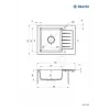 1-BOWL GRANITE SINK WITH DRAINER DEANTE Must ZORBA