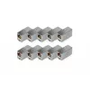 Digitus CAT 5e RJ45 modulaarne ühendusmuhv 10 tk kullatud hõbedane