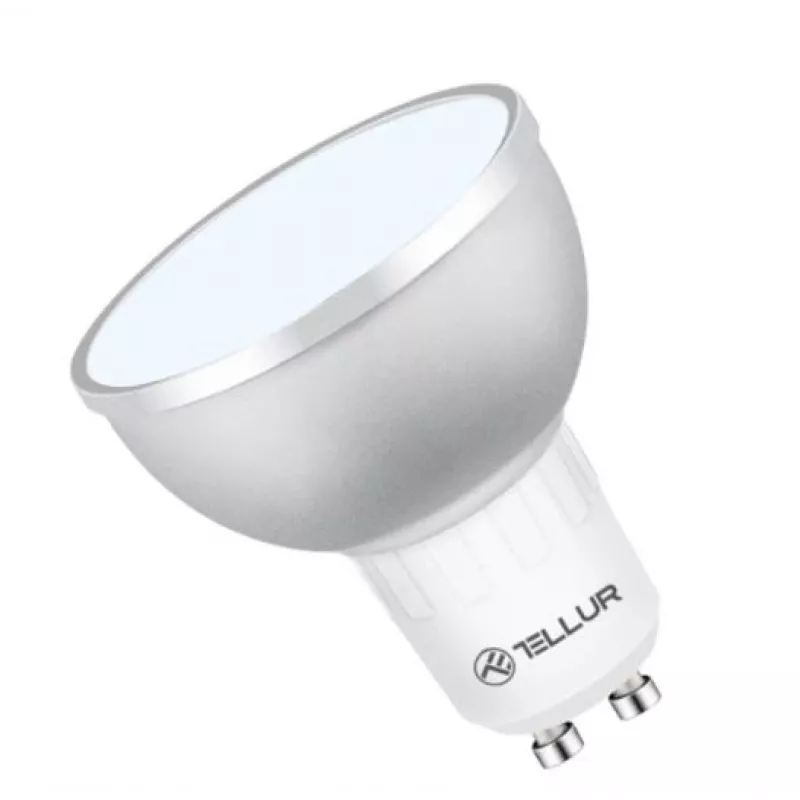 LED Smart Bulb Tellur GU10 5W RGB dimmable – GU10 pesa, 5W, RGB, nutikas juhtimine