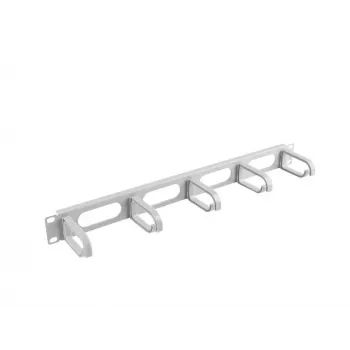 Rack kaabel management panel LANBERG AK-1205-S, 1U metal, 19 tolli (48,3 cm), sügavus 80 mm, hall