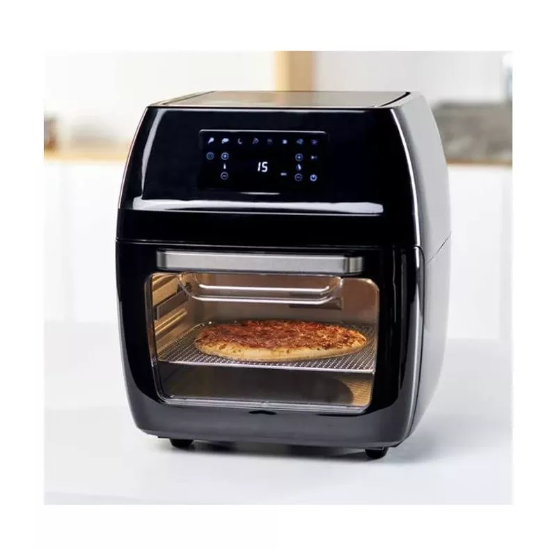 Kuumaõhufritüür Black & Decker BXAFO1200E — 12 L, 1700 W, puutetundlik juhtimine, 40–200°C, röstimisvarras, küpsetamine ja praadimine