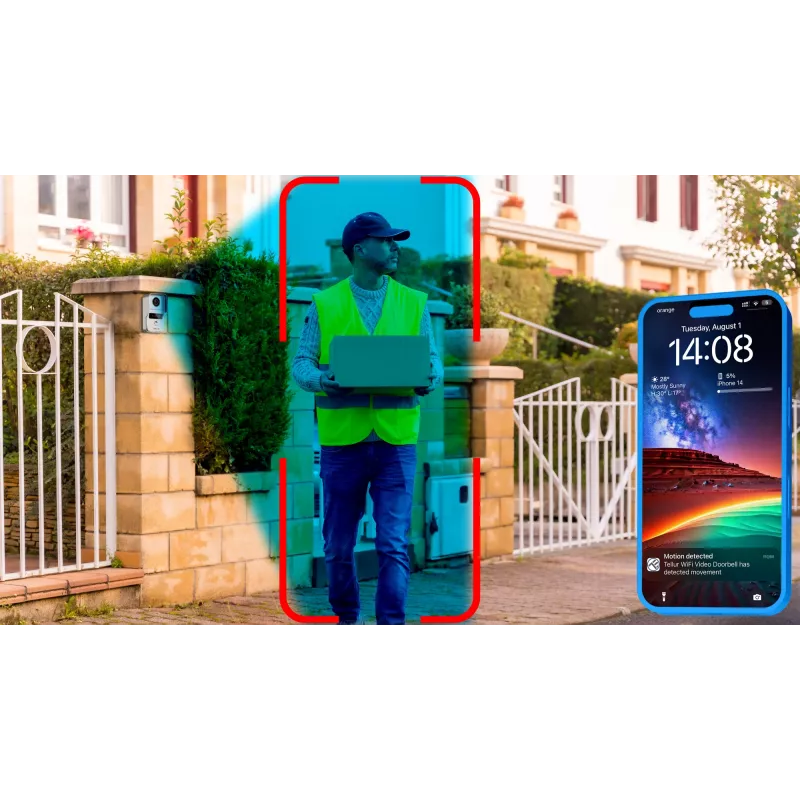 Tellur TLL331511 1080P videouksesilm koos avamisfunktsiooni ja sisehelinaga