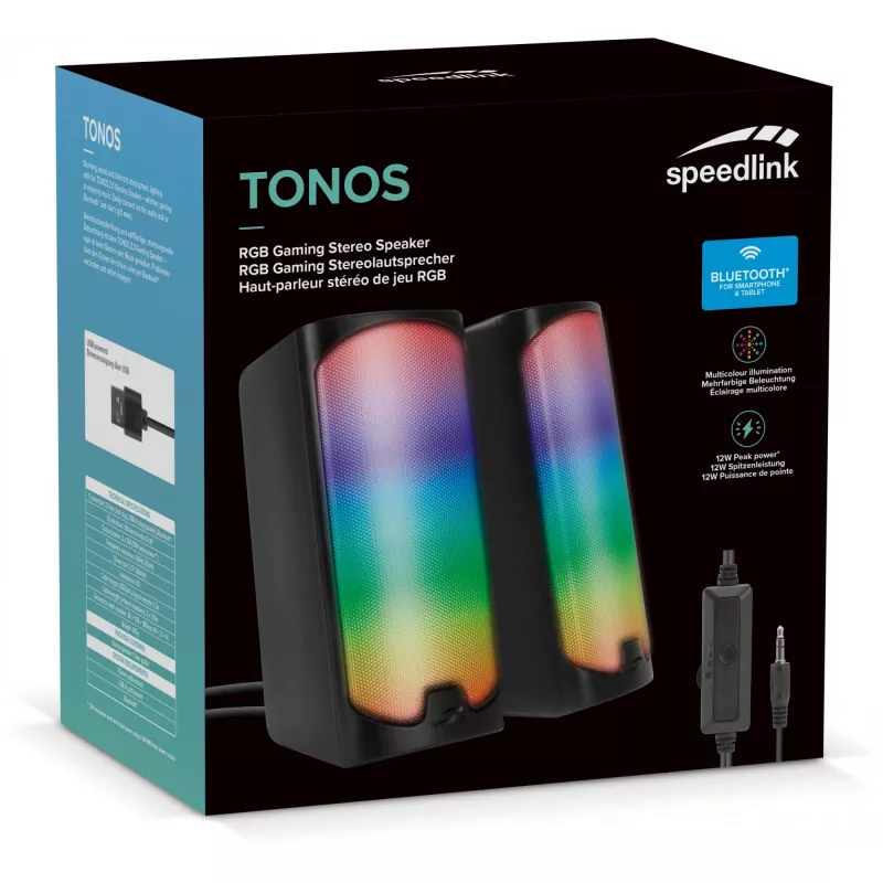 Kõlarid SPEEDLINK TONOS RGB 6 W