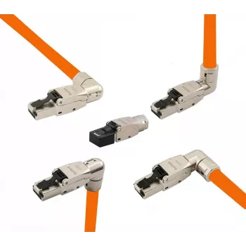 helos Cat 6A RJ45-pistik 263836 — Premium välikonfigureeritav, 5 varianti