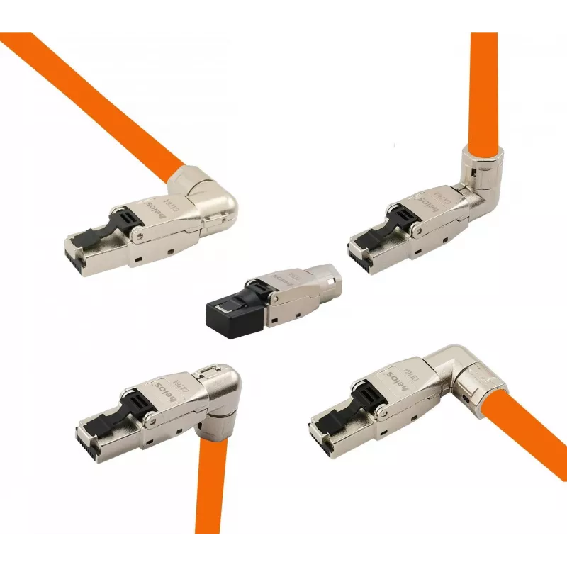 helos Cat 6A RJ45-pistik 263836 — Premium välikonfigureeritav, 5 varianti
