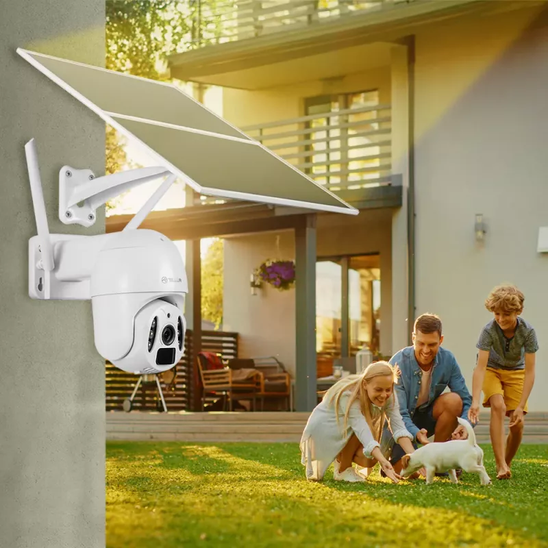 Turvakaamera Tellur Smart WiFi Solar Camera P&T 3MP 2K UltraHD