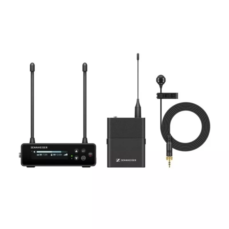Sennheiser EW-DP ME 4 SET (R4-9) - kaamerakomplekt miniatuurse saatjaga, sisaldab ME 4 mikrofoni (suundmikrofon), 552-608 MHz