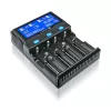 everActive UC-4200 Universaalne vahelduvvoolu akulaadija 12V 3A, toetab AA/AAA/C/9V, 4 elementi, must, sisseehitatud ekraan