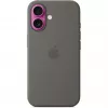 Cover Apple iPhone 16 Silicone Case with MagSafe Stone Gray