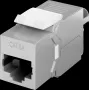 Goobay Keystone RJ45 moodul CAT 6A, STP, õhuke - krokodilli tüüp, klemmliist LSA paigalduseks (tööriistavaba) (79448)