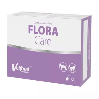 Vetfood VetFood FloraCare kõhulahtisusevastased kapslid koertele ja kassidele, 60 kapslit, suhkruvaba, säilitusainetevaba