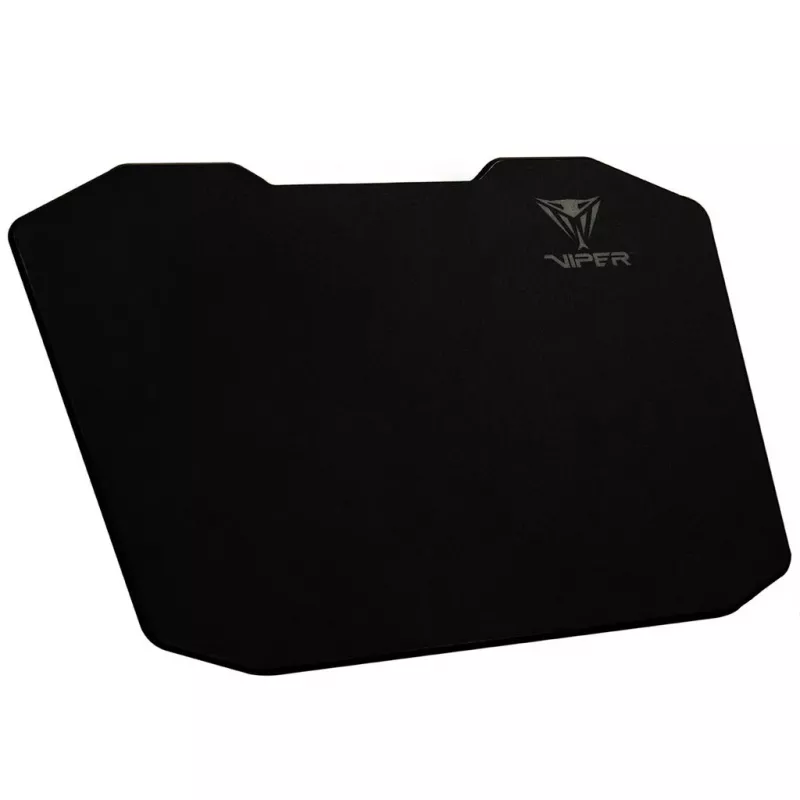 Hiirematt PATRIOT Viper Gaming must – polümeer/kumm, LED-taustvalgustus, USB-toitega, libisemiskindel, 353,5×242,7 mm, 5,5 mm paksus