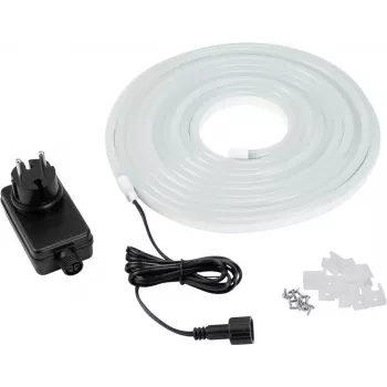 LED Neon Flex 24V komplekt EUROLITE 5 m CW (mudel 50499902) 24V külm valge