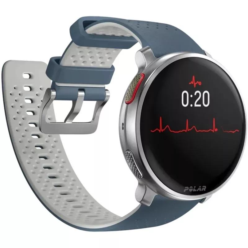 Polar Vantage V3 - Alumiinium - Spordikell rihmaga - Silikoon - Ekraan 3,5 cm (1,39) - 32GB - Bluetooth - 57 g - taevasinine (900108892)
