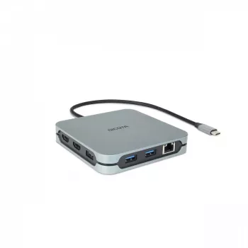 DICOTA D32057 USB USB-C Hub 10000 Mbit/s Hõbedane