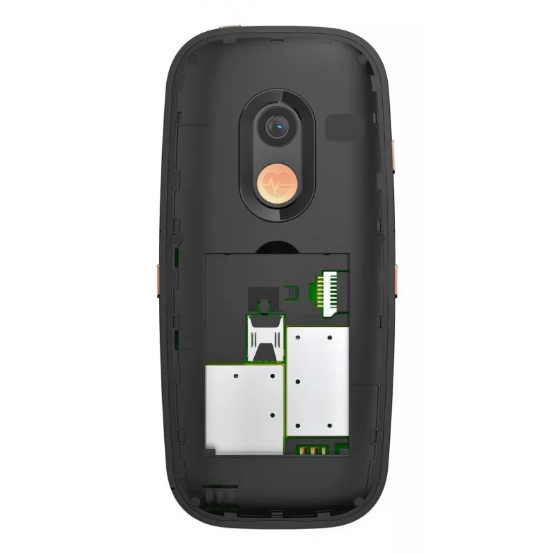 Senior mobiiltelefon Gigaset GL695 — 2,31-tolline (5,87 cm) ekraan, 240×320, üks SIM, 4G, 2 MP kaamera, 1400 mAh, must