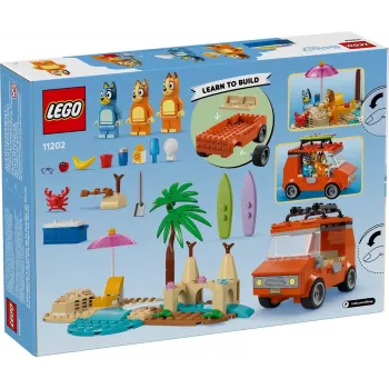 LEGO Bluey Sinise Auto Perereis 11202 — mängukomplekt kujutlusvõimeliseks mänguks