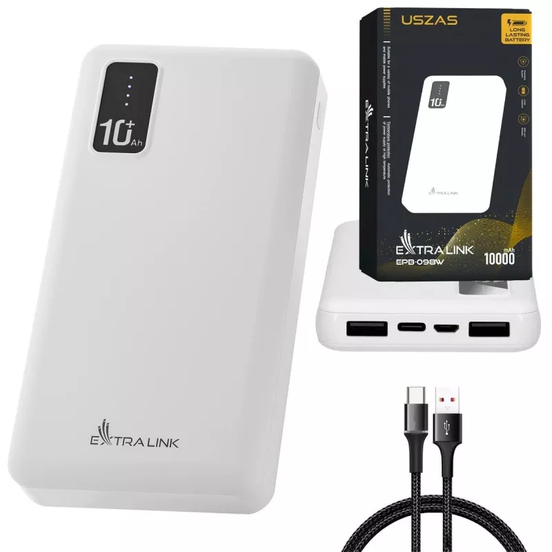 Kaasaskantav akupank Extralink EPB-098W 10000mAh