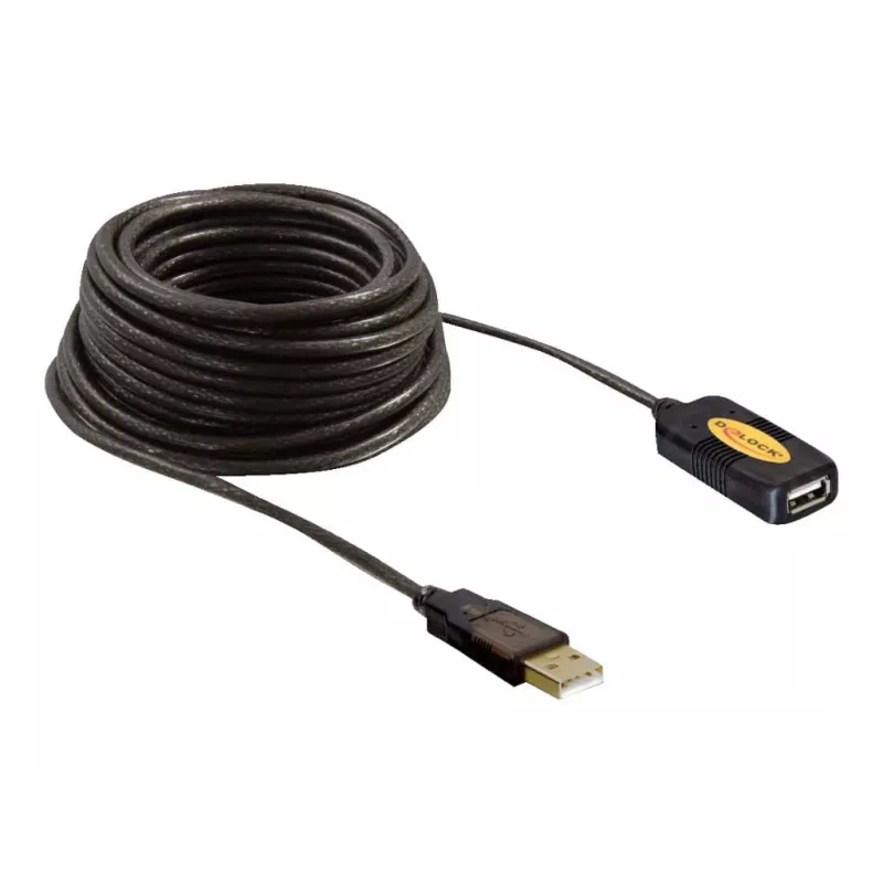 USB-kaabel DeLOCK 82446 USB 2.0 10 m must