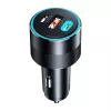 Choetech TC0011 auto laadija 130W 2x USB C 1x USB A (must)