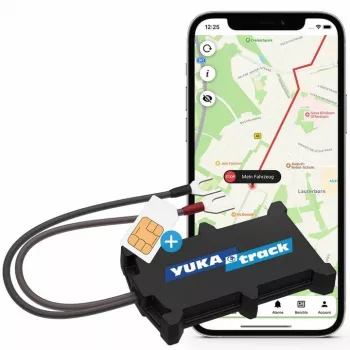 GPS tracker KSIX Yukatrack easyWire — universaalne GPS tracker, must, 63 g, 92,5×57,6 mm